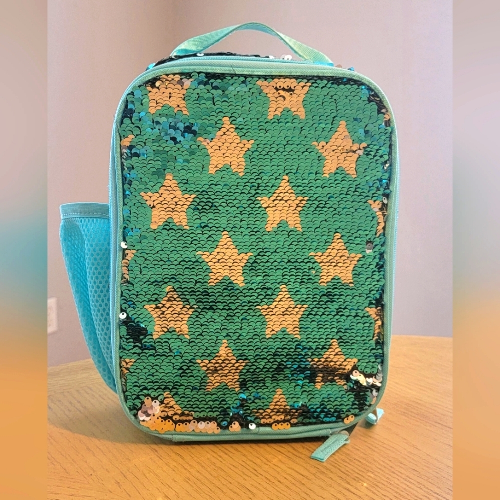 Sequin Star Lunch Bag
